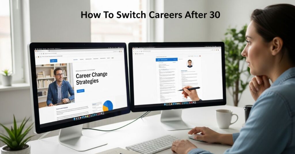 How To Switch Careers After 30
