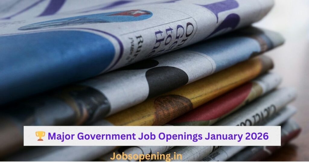 Government Job Openings January