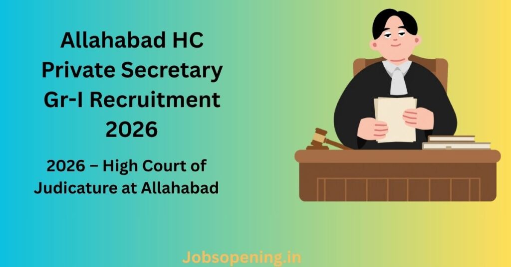 Allahabad HC Private Secretary