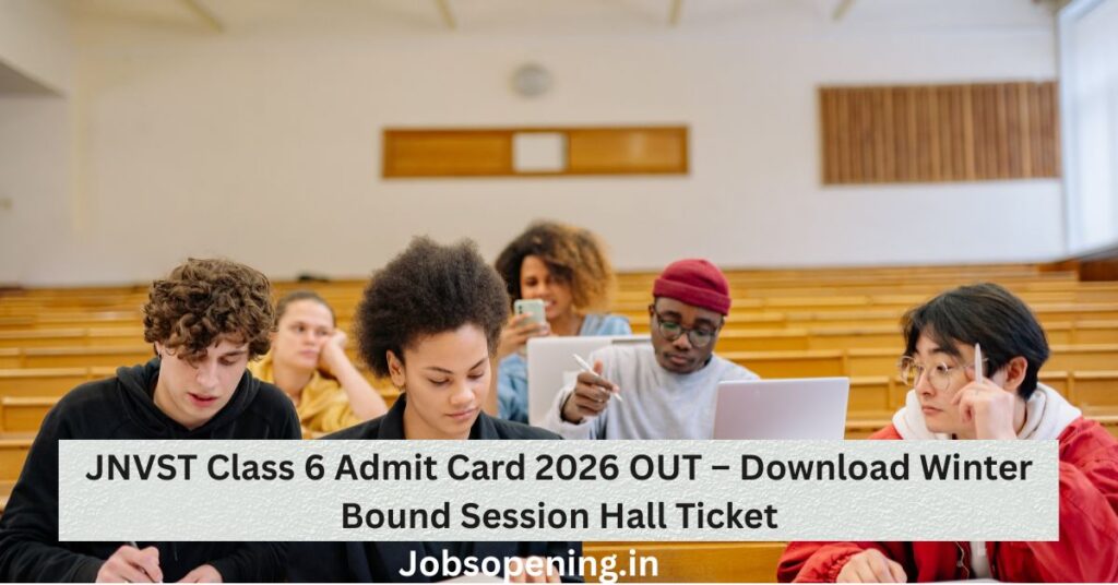 JNVST Class Admit Card 2026